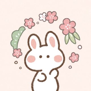 松竹梅うさぎさん｜かわいいフリーアイコン・イラストの無料素材サイト