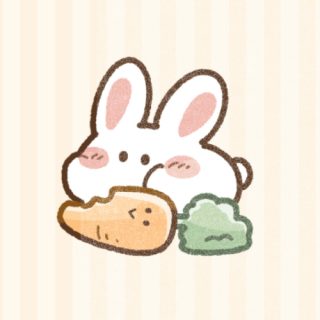 うさぎさんと人参のイラスト｜かわいいフリーアイコン・イラストの無料