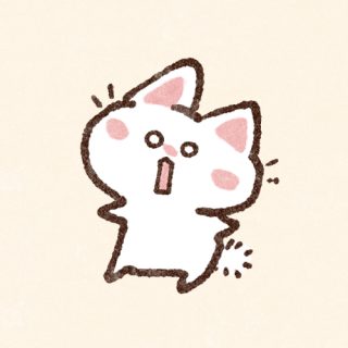 驚く猫さん｜かわいいフリーアイコン・イラストの無料素材サイト