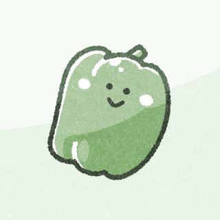 かわいいピーマン｜かわいいフリーアイコン・イラストの無料素材サイト｜フリーペンシル