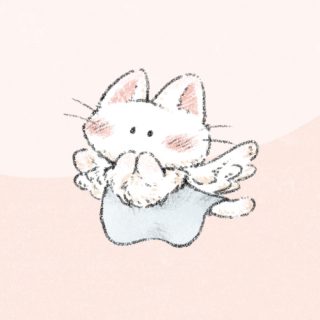 天使な猫さん｜かわいいフリーアイコン・イラストの無料素材サイト