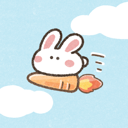 可愛いニンジンうさぎです ニンジンを持つかわいいうさぎ のイラスト - ホビヲノエ