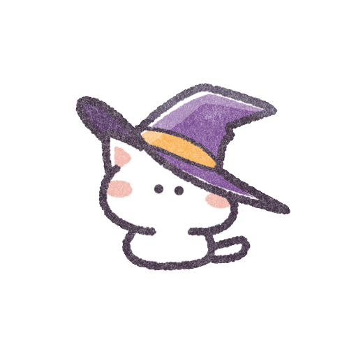 ハロウィン白猫さん｜かわいいフリーアイコン・イラストの無料素材 