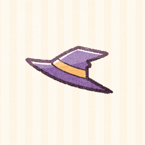 ハロウィン帽子のフリーアイコン