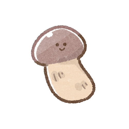 ゆるい松茸のイラスト｜かわいいフリーアイコン・イラストの無料素材サイト｜フリーペンシル