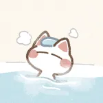 お風呂猫さん