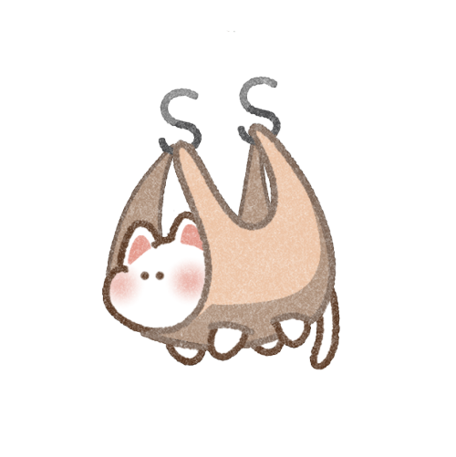 ハンモック猫さんのフリーイラスト