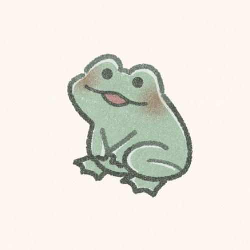 カエルさんのフリーイラスト