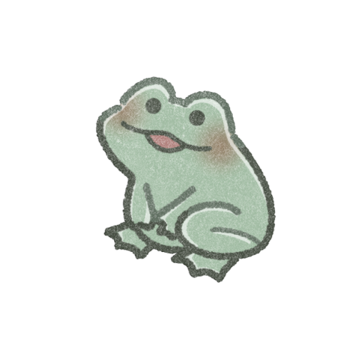カエルさんのフリーアイコン
