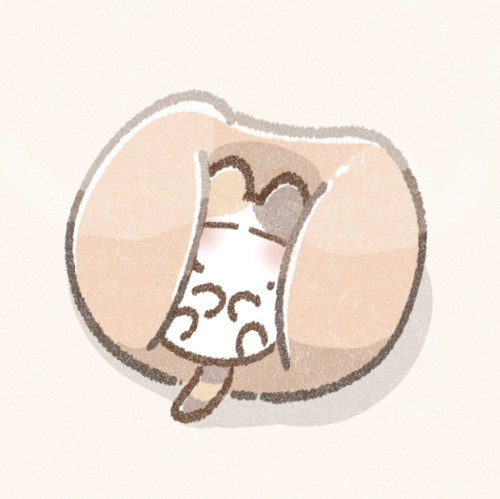 クッションに埋まる猫さんのフリーアイコン