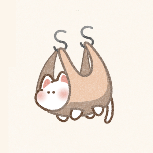 ハンモック猫さんのフリーアイコン