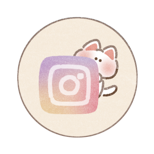 インスタと猫さんのアプリアイコン