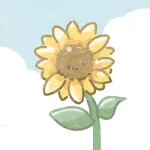 ひまわりのフリーアイコン