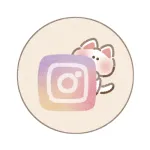 インスタと猫さんのアプリアイコン