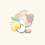 レモンと猫さんのフリーアイコン