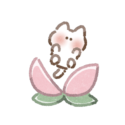 桃から飛び出すフリーイラスト