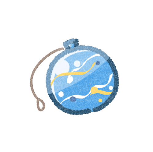 ヨーヨーのフリーイラスト