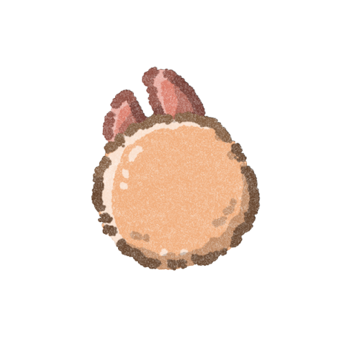 カニクリームコロッケのフリーイラスト