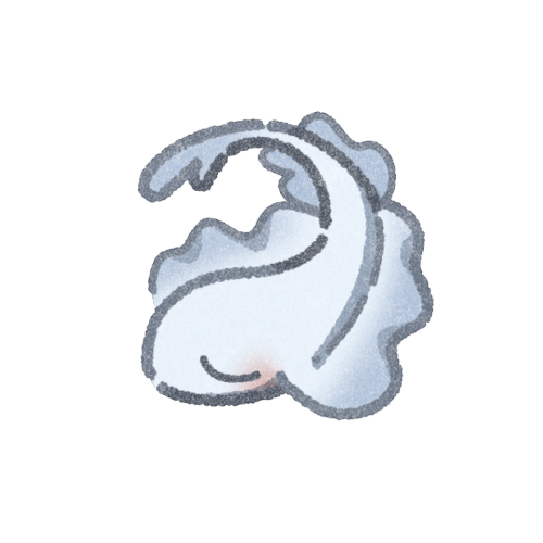 スカイフィッシュのフリーイラスト