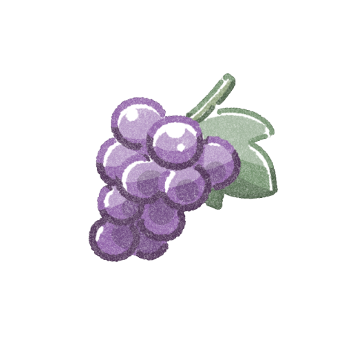 ぶどうのフリーイラスト