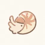 オウムガイのフリーアイコン