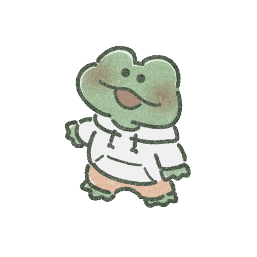 カエル男さんのフリーイラスト