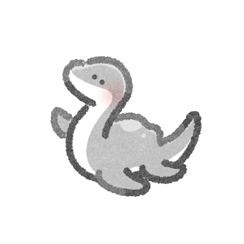 UMAクッシーのフリーイラスト