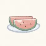カットスイカのフリーアイコン