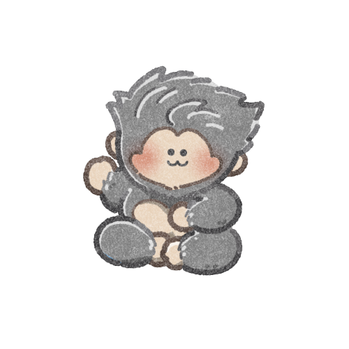 ヒバゴンのフリーイラスト