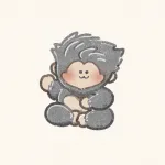 ヒバゴンのフリーアイコン