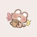 秋のくまさんのフリーアイコン