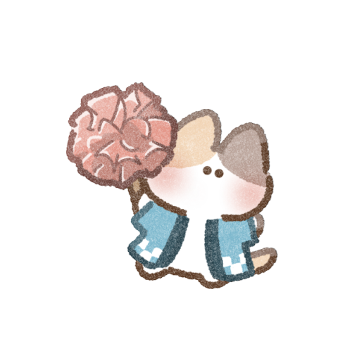 お祭りのシデ棒を持った猫さんのフリーイラスト