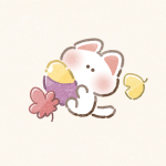 秋のさつまいもと猫さんのフリーアイコン