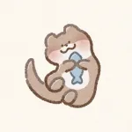 カワウソさんのフリーアイコン