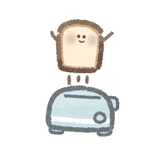 トースターのフリーイラスト
