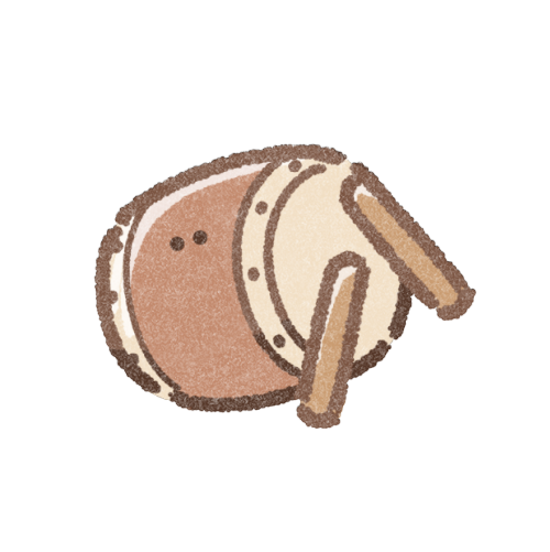 太鼓のフリーイラスト