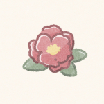 山茶花のフリーアイコン