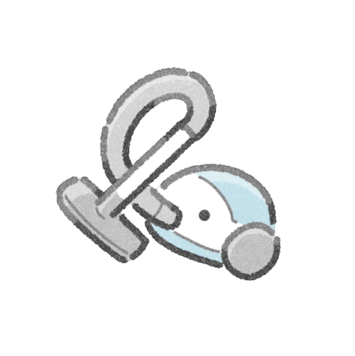 掃除機のフリーイラスト