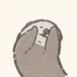 ラッコのフリーアイコン