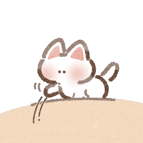 物を落とす猫さんのフリーイラスト