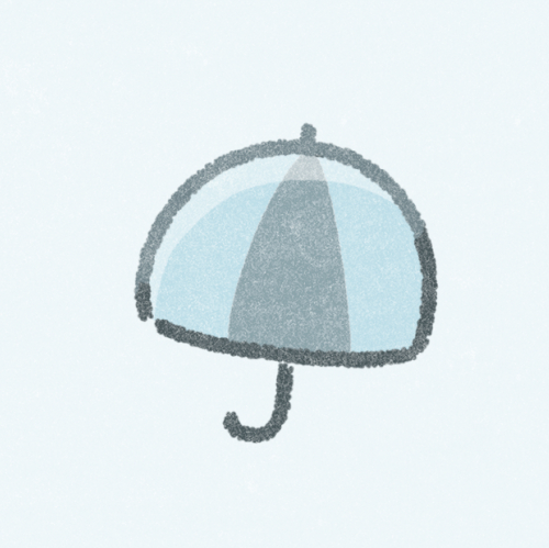 雨傘のフリーアイコン