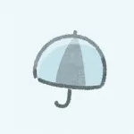 雨傘のフリーアイコン