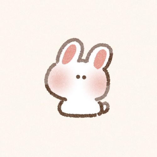 干支の卯（兎）さんのフリーアイコン