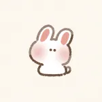 干支の卯（兎）さんのフリーアイコン