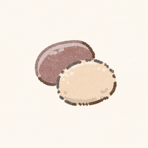 安倍川餅のフリーアイコン