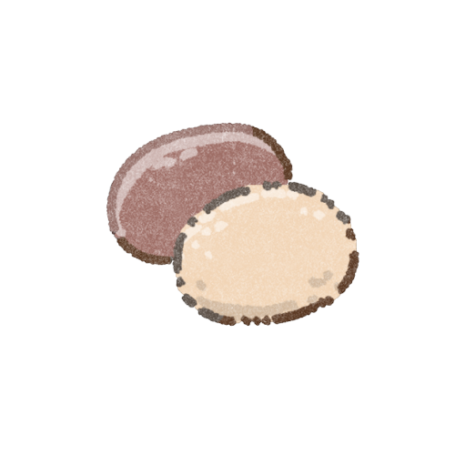 安倍川餅のフリーイラスト