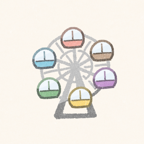 観覧車のフリーアイコン
