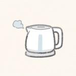 電気ケトルのフリーアイコン