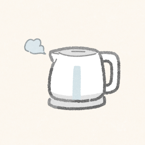 電気ケトルのフリーアイコン