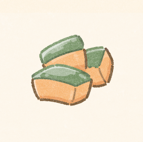 カボチャの煮物のフリーアイコン